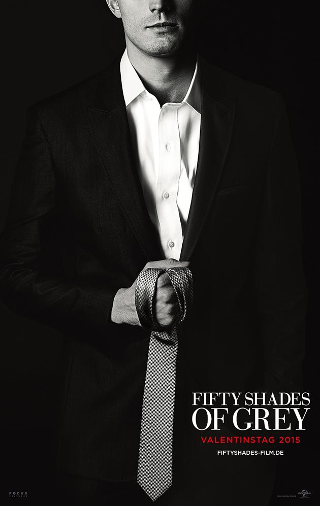 Filmplakat für Fifty Shades of Grey mit Christian Grey